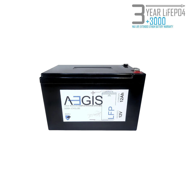 12V 12Ah LiFePO4 Lithium Iron Phosphate Deep Cycle Battery