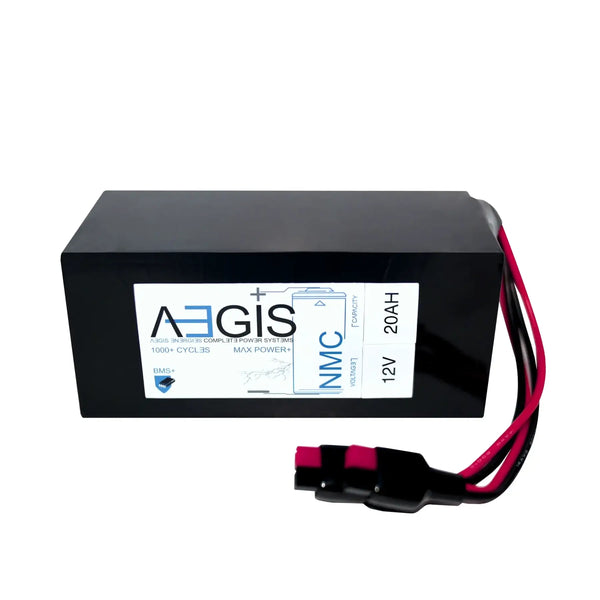 Aegis 12V 20Ah Lithium Ion Battery Pack | NMC 12V Lithium Battery