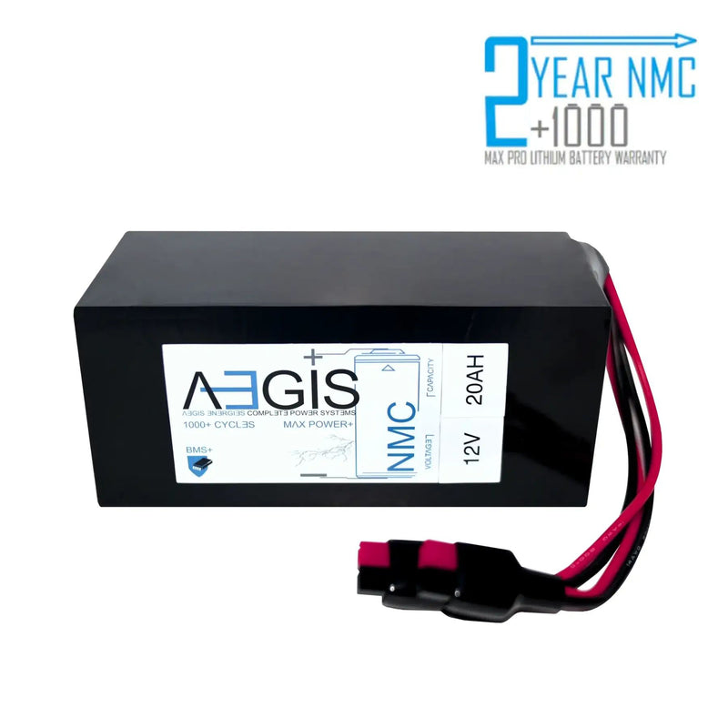 12V 20Ah Li-ion Battery - NMC Lithium Ion Deep Cycle