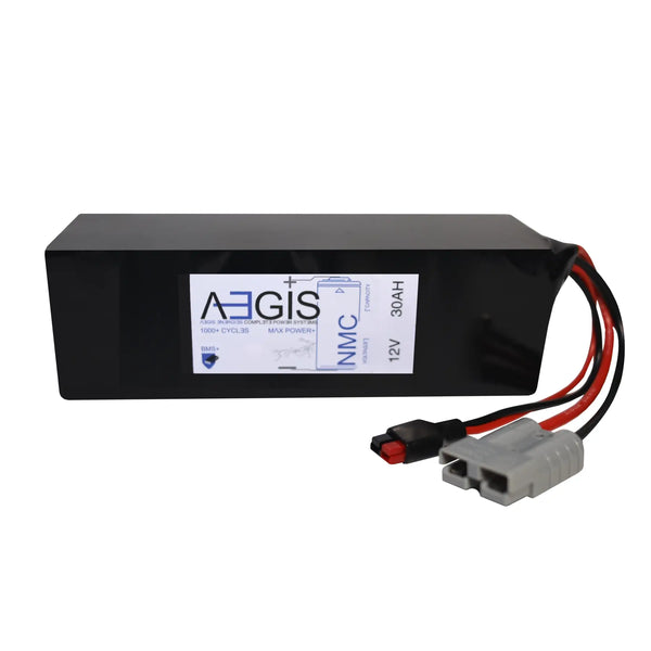 Aegis 12V 30Ah Lithium Ion Battery Pack | NMC 12V Lithium Battery
