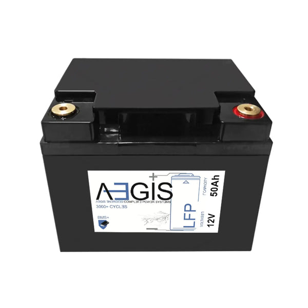 Aegis 12V 50Ah LiFePO4 Battery | LFP 12V LiFePO4 Battery