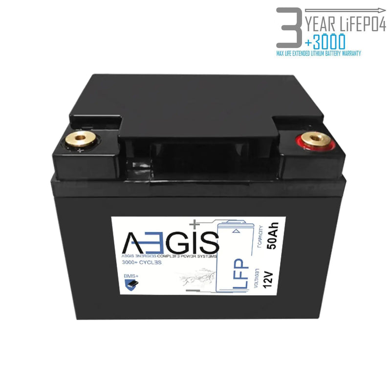 12V 50Ah LiFePO4 Lithium Iron Phosphate Deep Cycle Battery