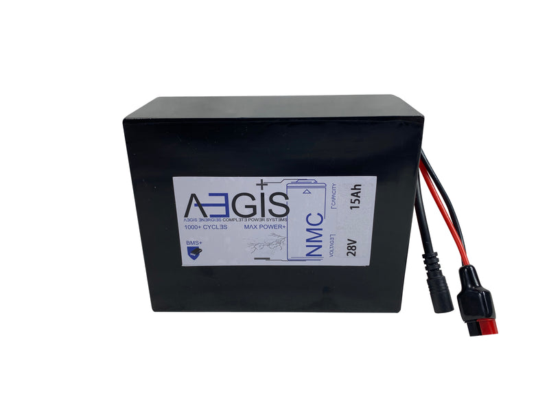 28V 15Ah Li-ion Battery - NMC Lithium Ion Deep Cycle