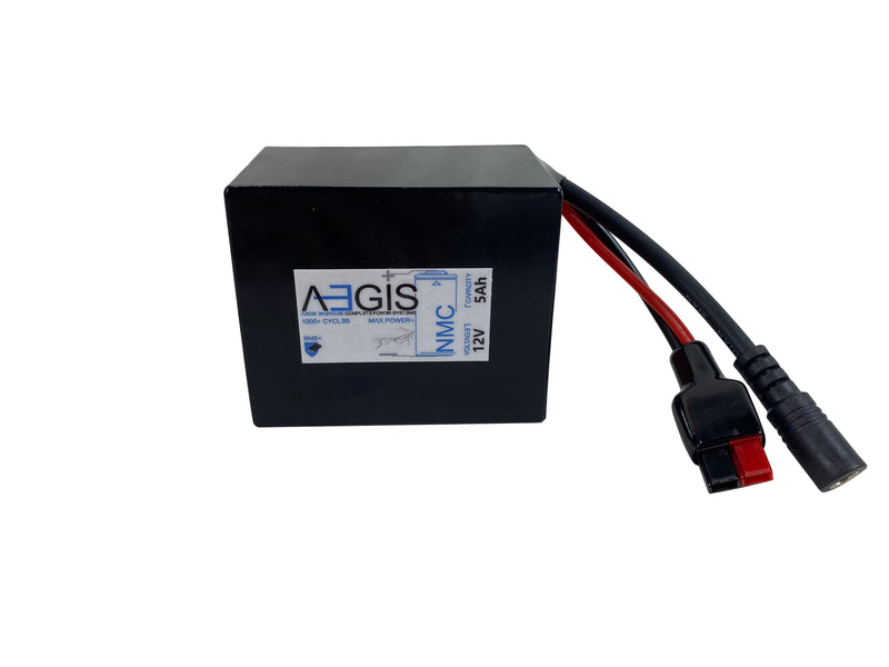 12V 5Ah Li-ion Battery - NMC Lithium Ion Deep Cycle