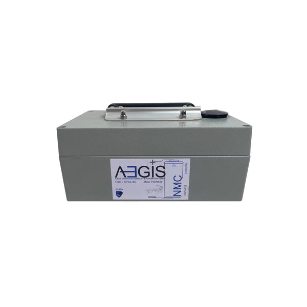 Aegis 24V 10Ah Lithium Ion Battery Pack | NMC 24V Lithium Battery - Aluminum Case