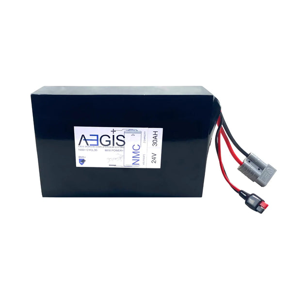 Aegis 24V 30Ah Lithium Ion Battery Pack | NMC 24V Lithium Battery