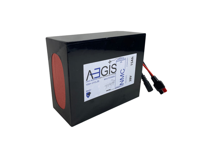 28V 15Ah Li-ion Battery - NMC Lithium Ion Deep Cycle