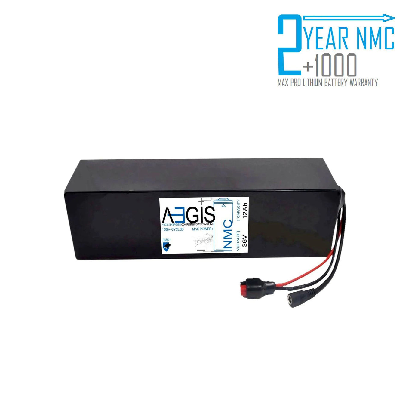 36V 12Ah Long Li-ion Battery - NMC Lithium Ion Deep Cycle