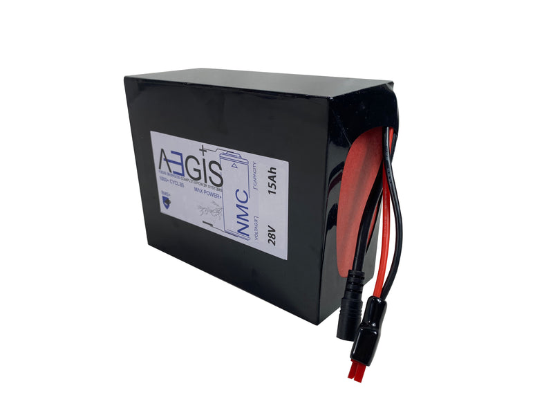 28V 15Ah Li-ion Battery - NMC Lithium Ion Deep Cycle