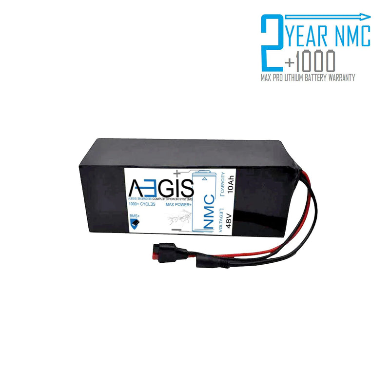 48V 10Ah Li-ion Battery - NMC Lithium Ion Deep Cycle