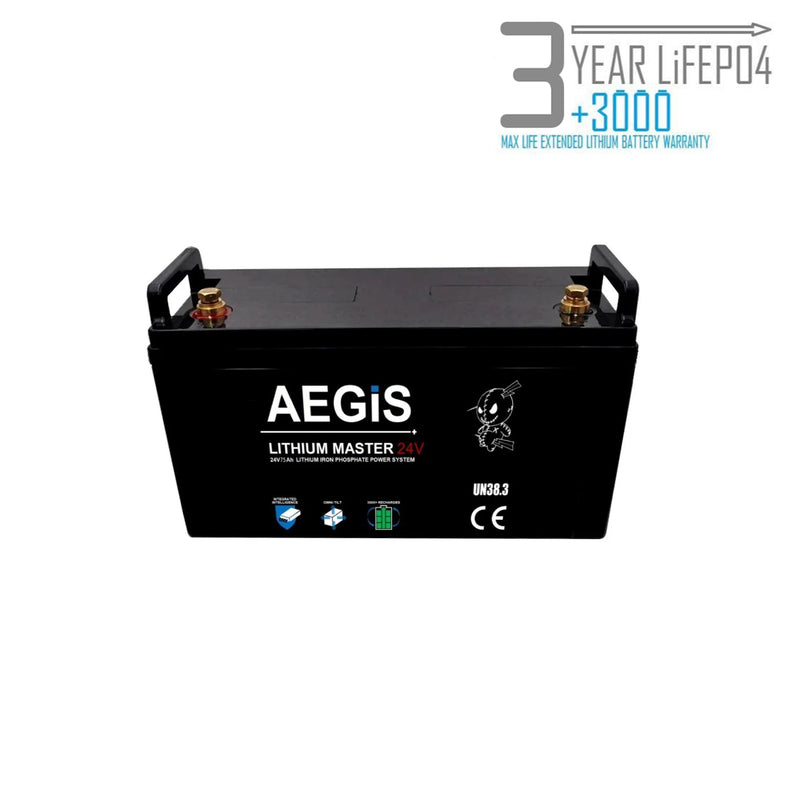 24V 50Ah LiFePO4 Lithium Iron Phosphate Deep Cycle Battery