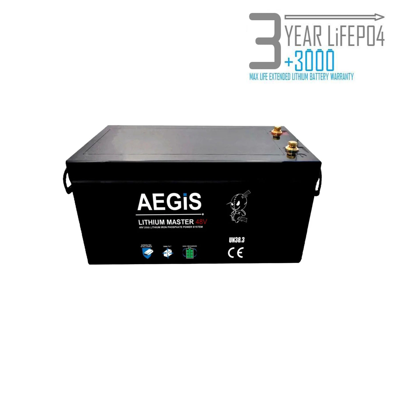 48V 105Ah LiFePO4 Lithium Battery with Data Output