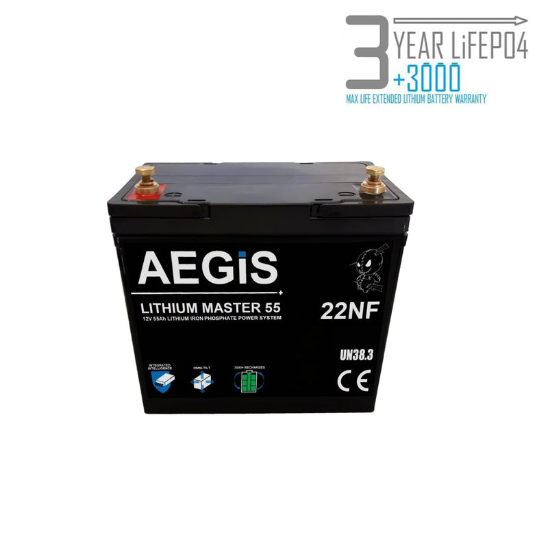 12V 55Ah LiFePO4 Lithium Iron Phosphate Deep Cycle Battery