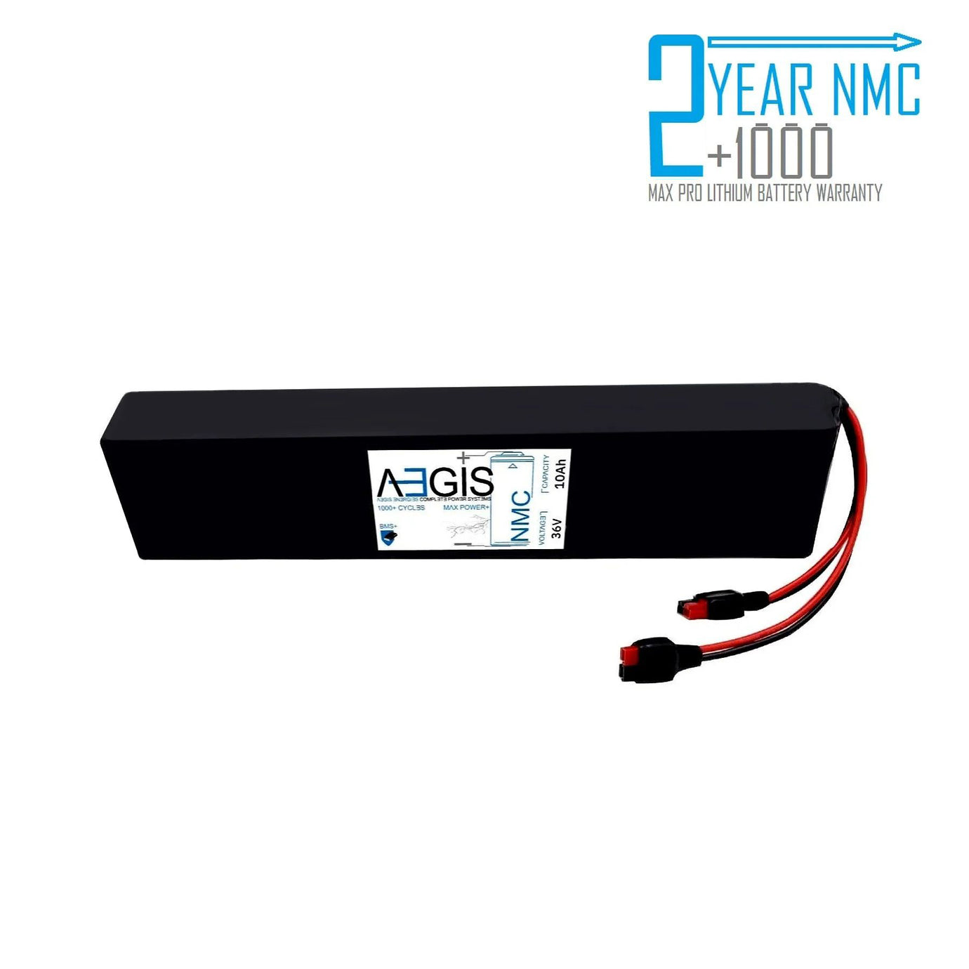 36V 10Ah Long Li-ion Battery - NMC Lithium Ion Deep Cycle