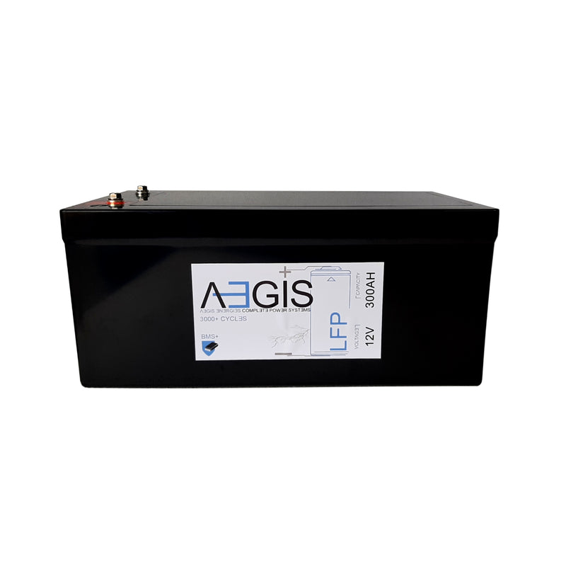 12V 300Ah LiFePO4 Lithium Iron Phosphate Deep Cycle Battery - Aegis Battery