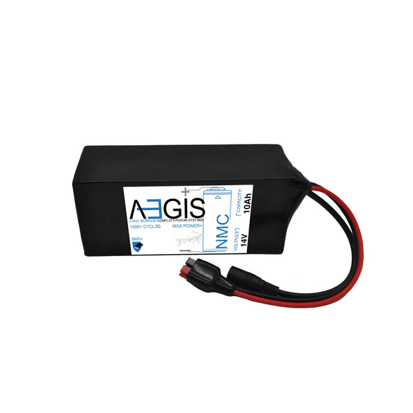 Aegis 14V 10Ah Lithium Ion Battery Pack | NMC 14V Lithium Battery