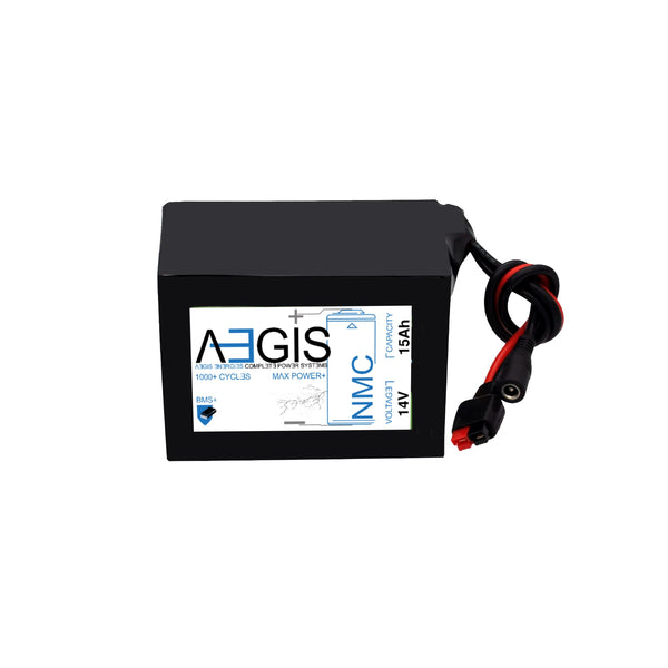 Aegis 14V 15Ah Lithium Ion Battery Pack | NMC 14V Lithium Battery