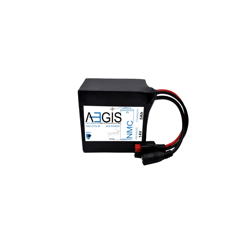 14V, 5Ah Li-ion Battery (PVC) - Aegisbattery