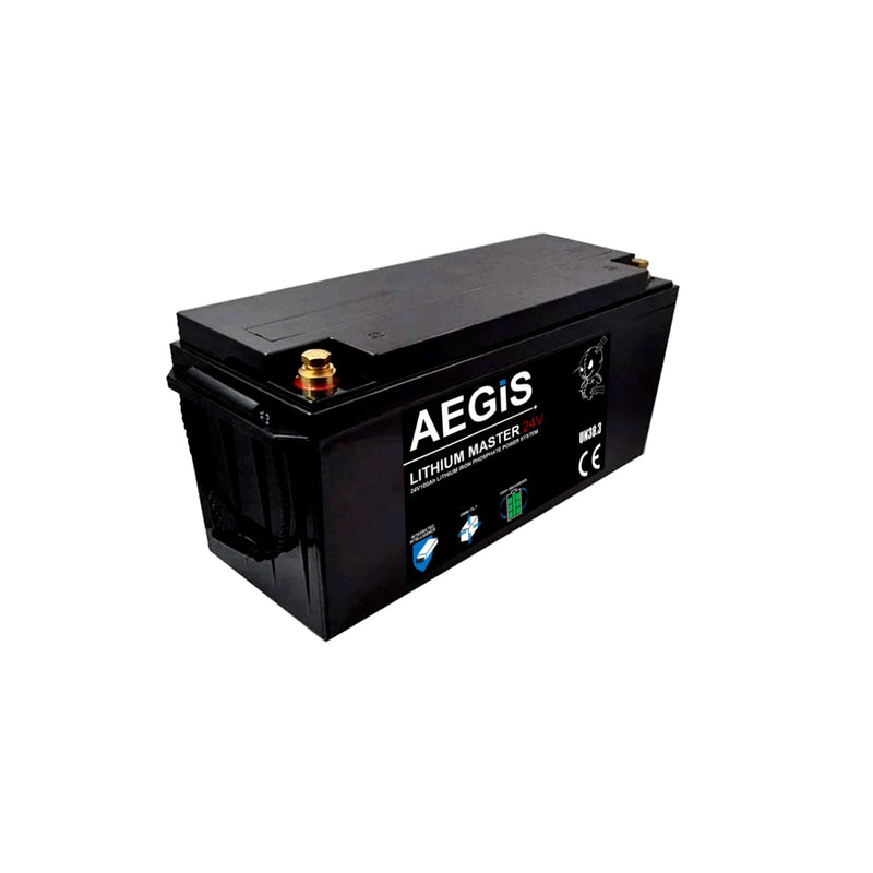 24V 100Ah LiFePO4 Lithium Iron Deep Cycle Battery - Aegis Battery