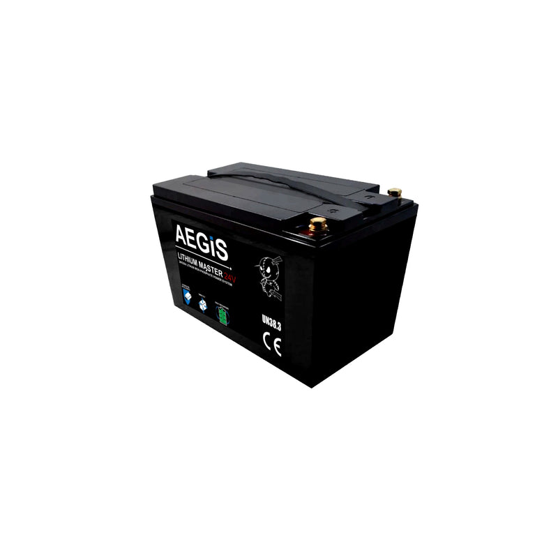 24V 25Ah  LiFePO4 Lithium Iron Deep Cycle Battery - Aegis Battery