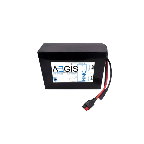 Aegis 24V 15Ah Lithium Ion Battery Pack | NMC 24V Lithium Battery