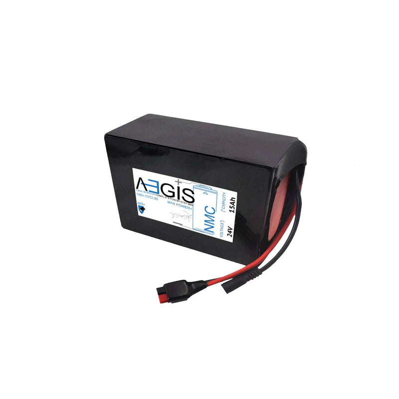 24V, 15Ah Li-ion Battery (NMC, SOFT PACK ABL-024015P) - Aegisbattery