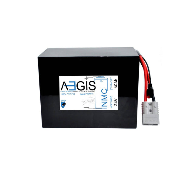 Aegis 24V 60Ah Lithium Ion Battery Pack | NMC 24V Lithium Battery