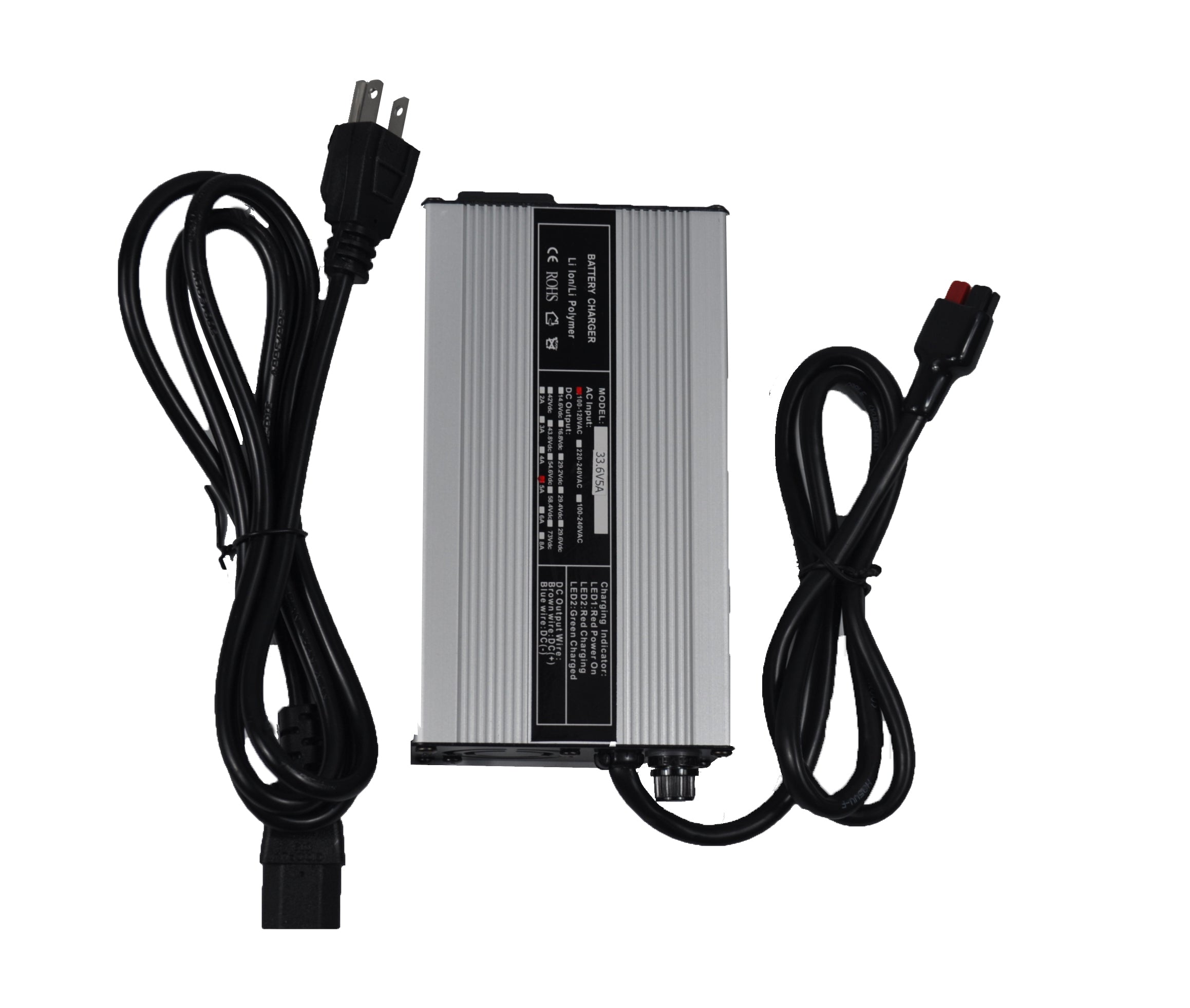 72V 5A Li-ion Battery Charger - Aegis Battery Lithium ion