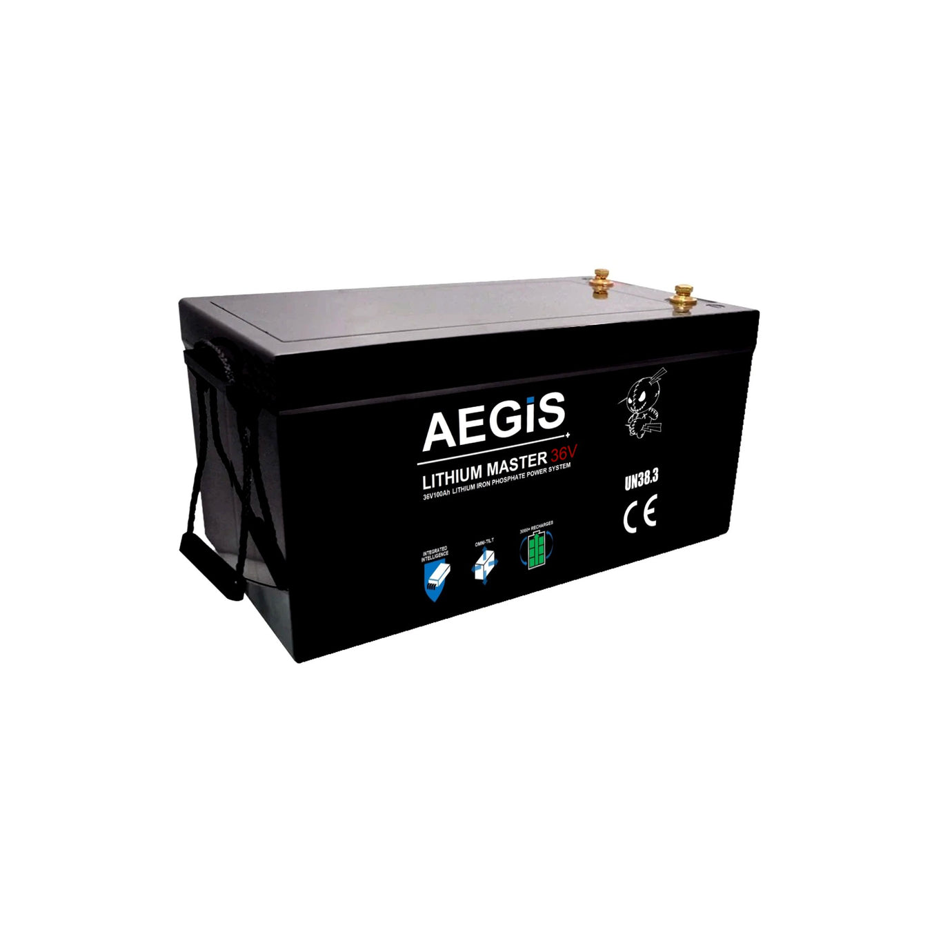 36V 100Ah LiFePO4 Lithium Iron Deep Cycle Battery - Aegis Battery