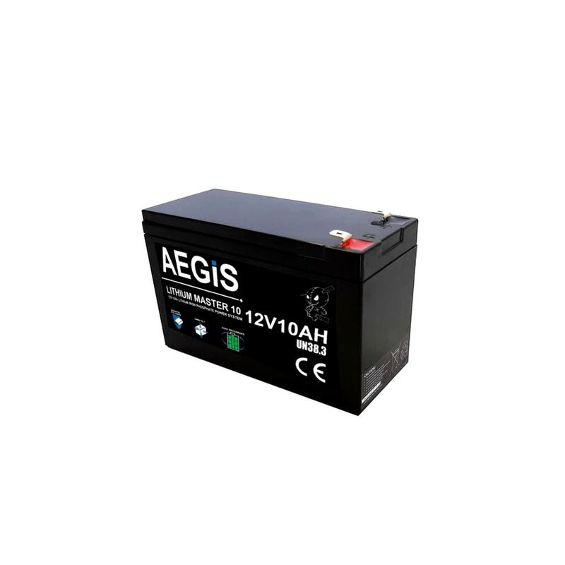 12V 10Ah  LiFePO4 Lithium Iron Phosphate Deep Cycle Battery - Aegis Battery