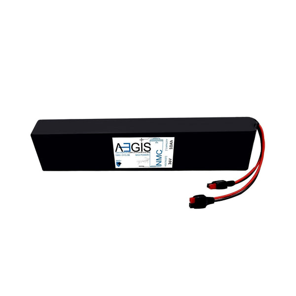 Aegis 36V 10Ah Long Lithium Ion Battery Pack | NMC 36V Lithium Battery