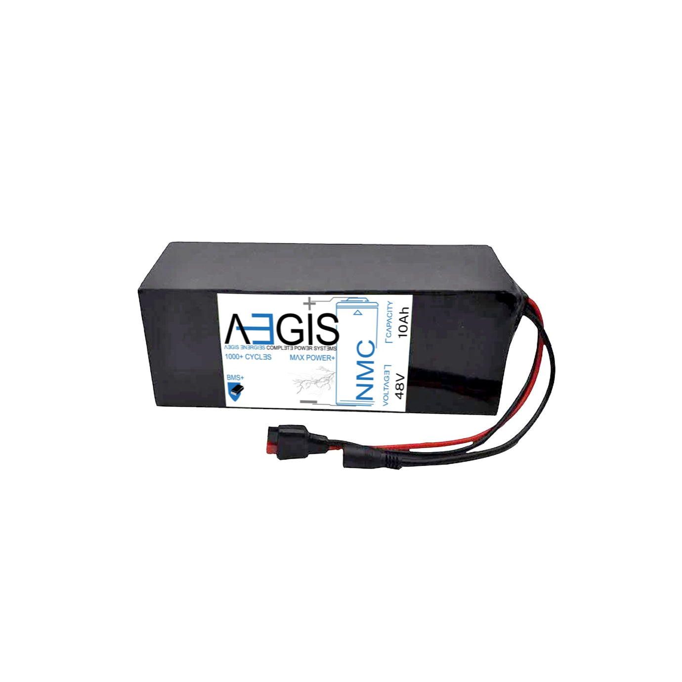 48V 10Ah Li-ion Battery (NMC Deep Cycle) - Aegisbattery