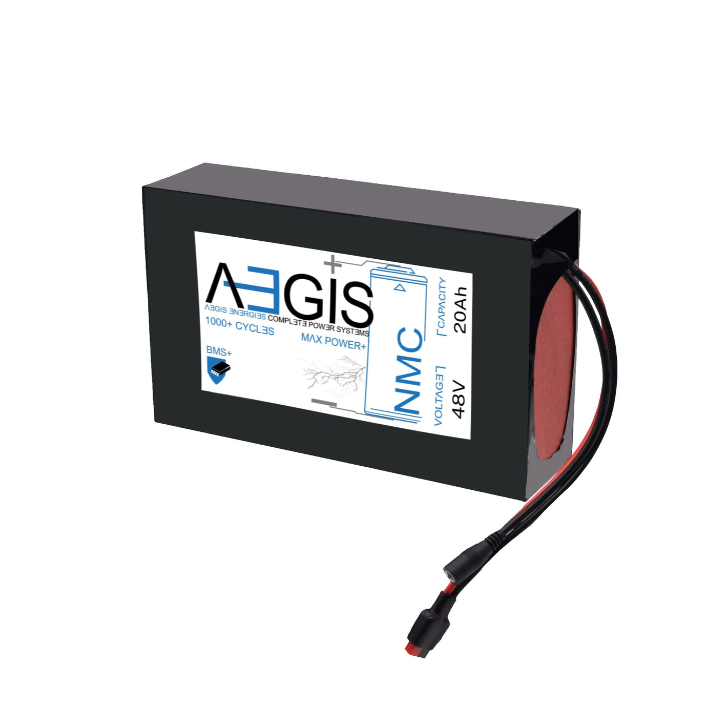 48V, 20Ah Li-ion Battery (NMC, SOFT PACK ABL-048020P) - Aegisbattery