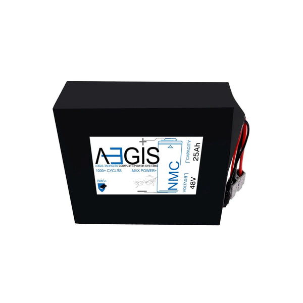 Aegis 48V 25Ah Lithium Ion Battery Pack | NMC 48V Lithium Battery