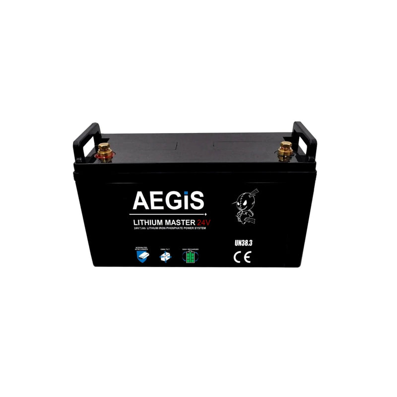 24V 75Ah LiFePO4 Lithium Iron Phosphate Deep Cycle Battery - Aegis Battery