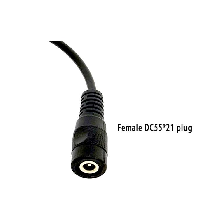 Female DC Plug to Small Alligator Clips Adapter - Aegisbattery
