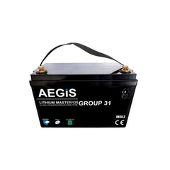 12V 125Ah LiFePO4 Lithium Iron Deep Cycle Battery - Aegis Battery