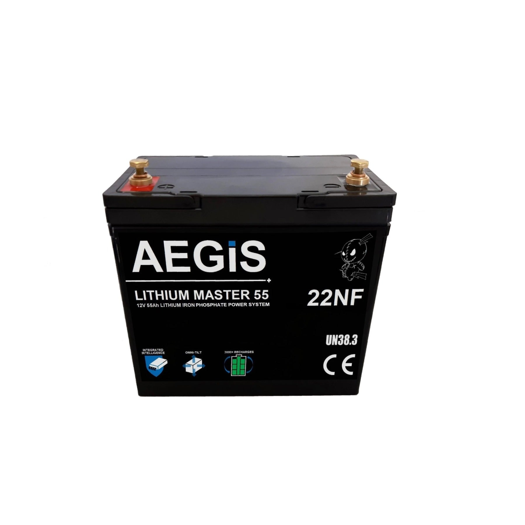 12V 55Ah LiFePO4 Lithium Iron Phosphate Deep Cycle Battery