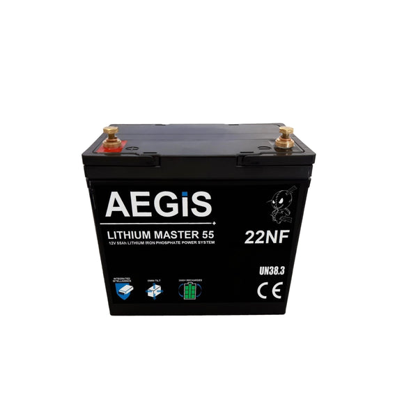 Aegis 12V 55Ah LiFePO4 Battery | LFP 12V LiFePO4 Battery
